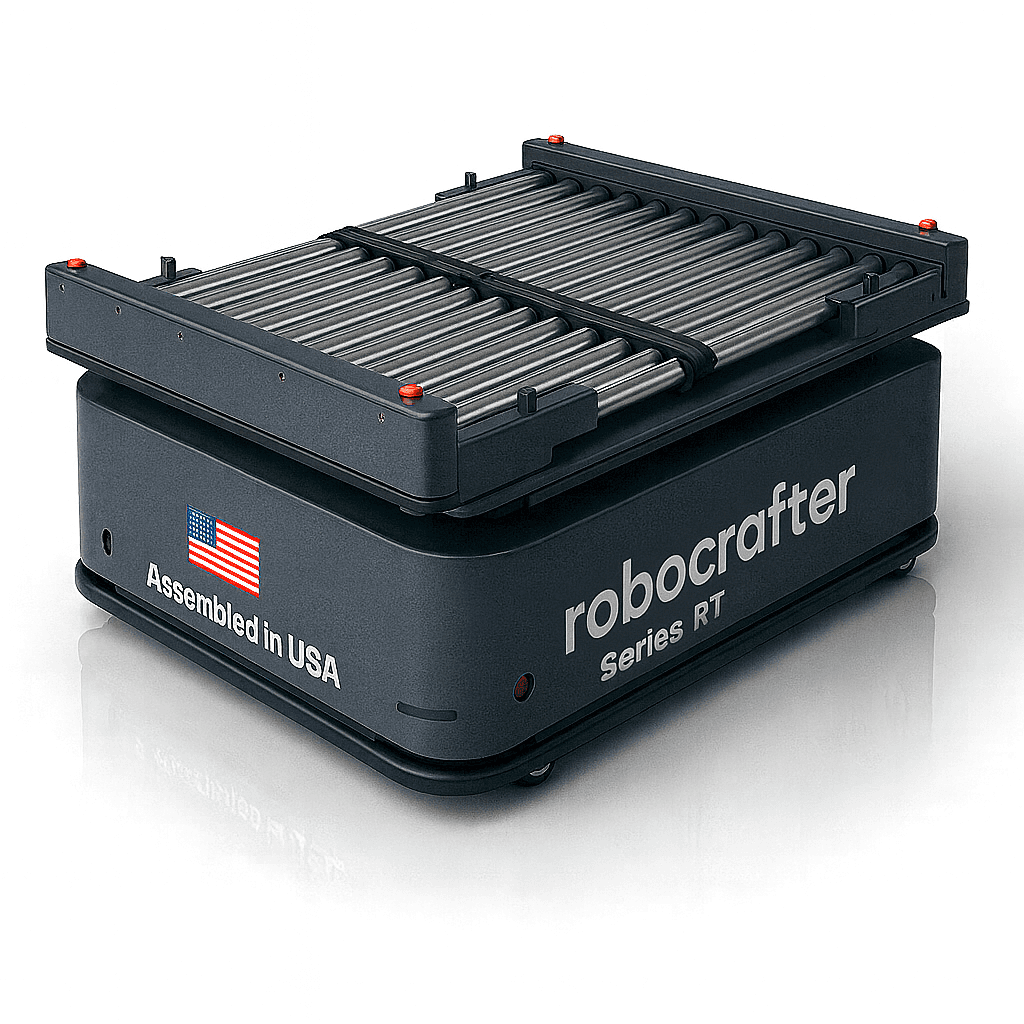 Robots and AMRs for autonomous production flow