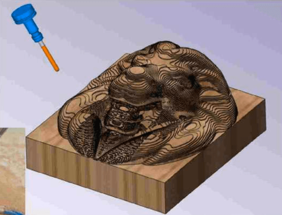 CAD/CAM simulation and toolpath visualization